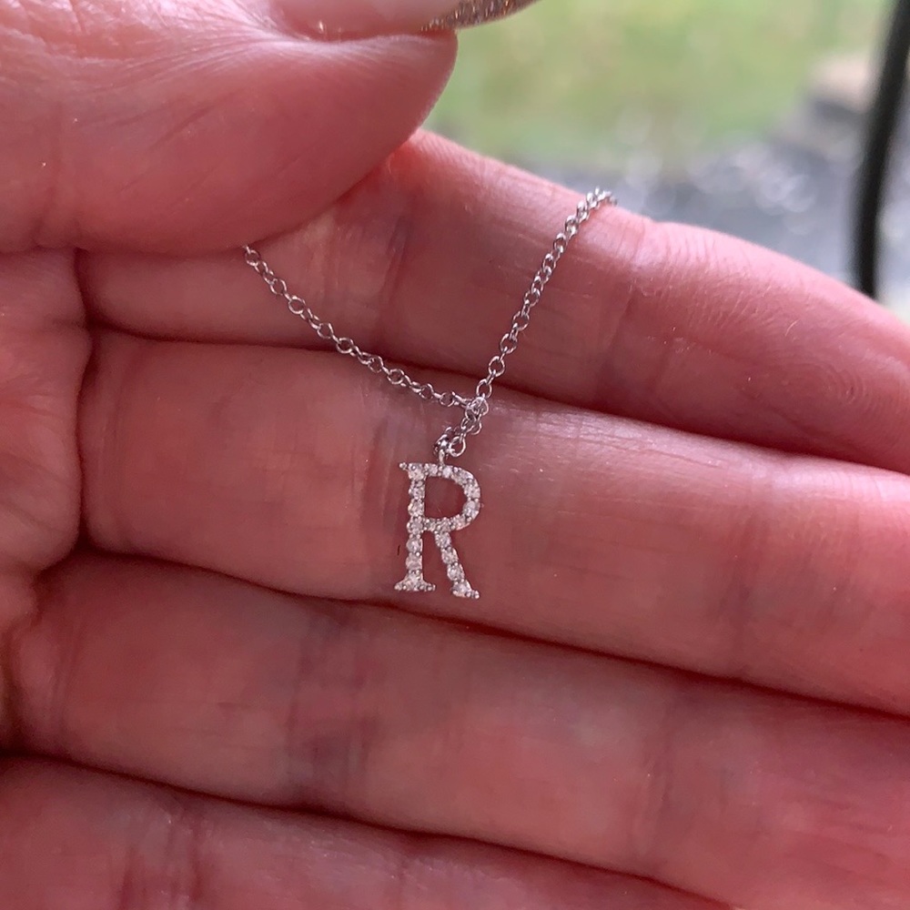 MeiraT initial necklace